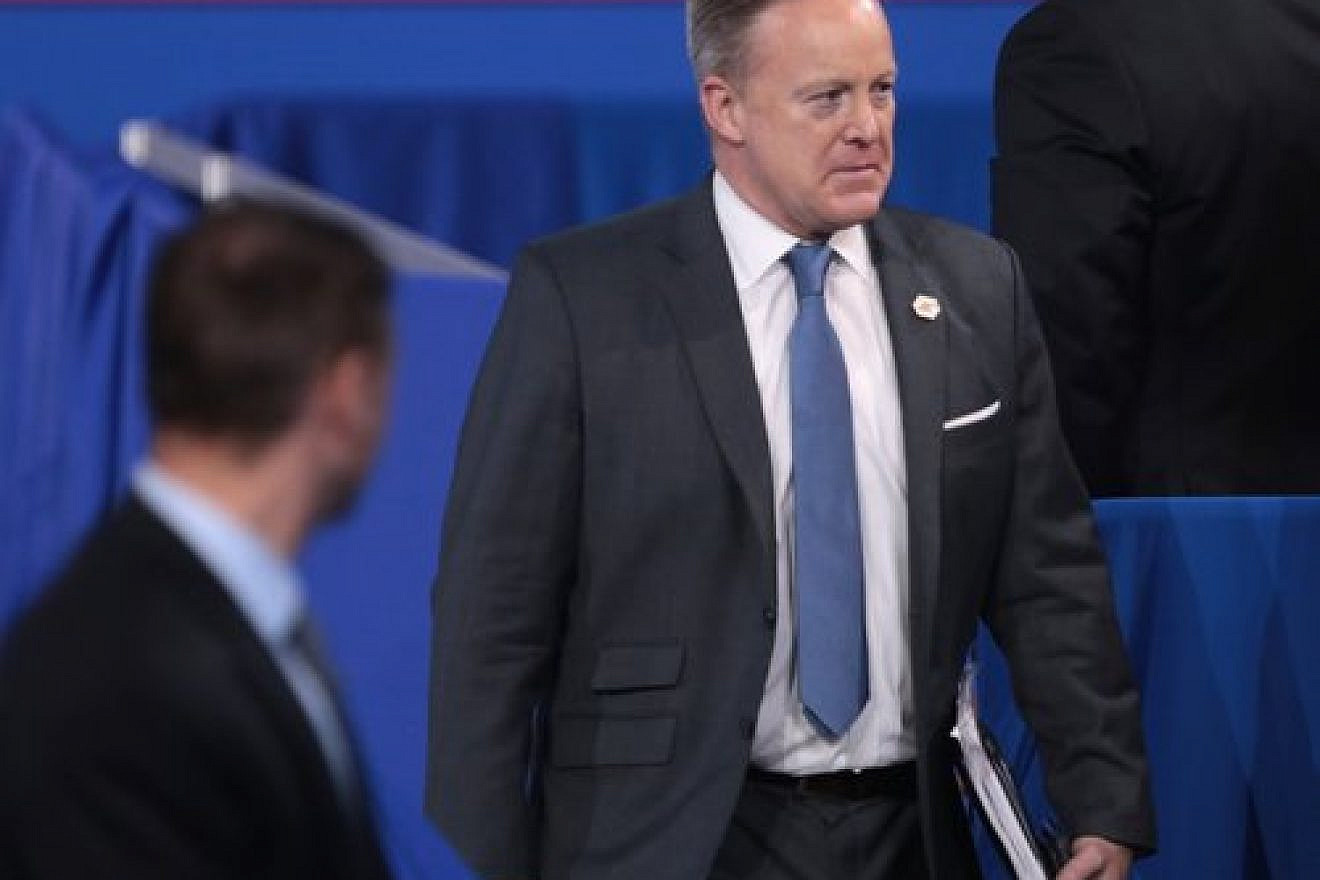 White House Press Secretary Sean Spicer at the 2017 Conservative Political Action Conference in National Harbor, Md. Credit: Gage Skidmore via Wikimedia Commons.