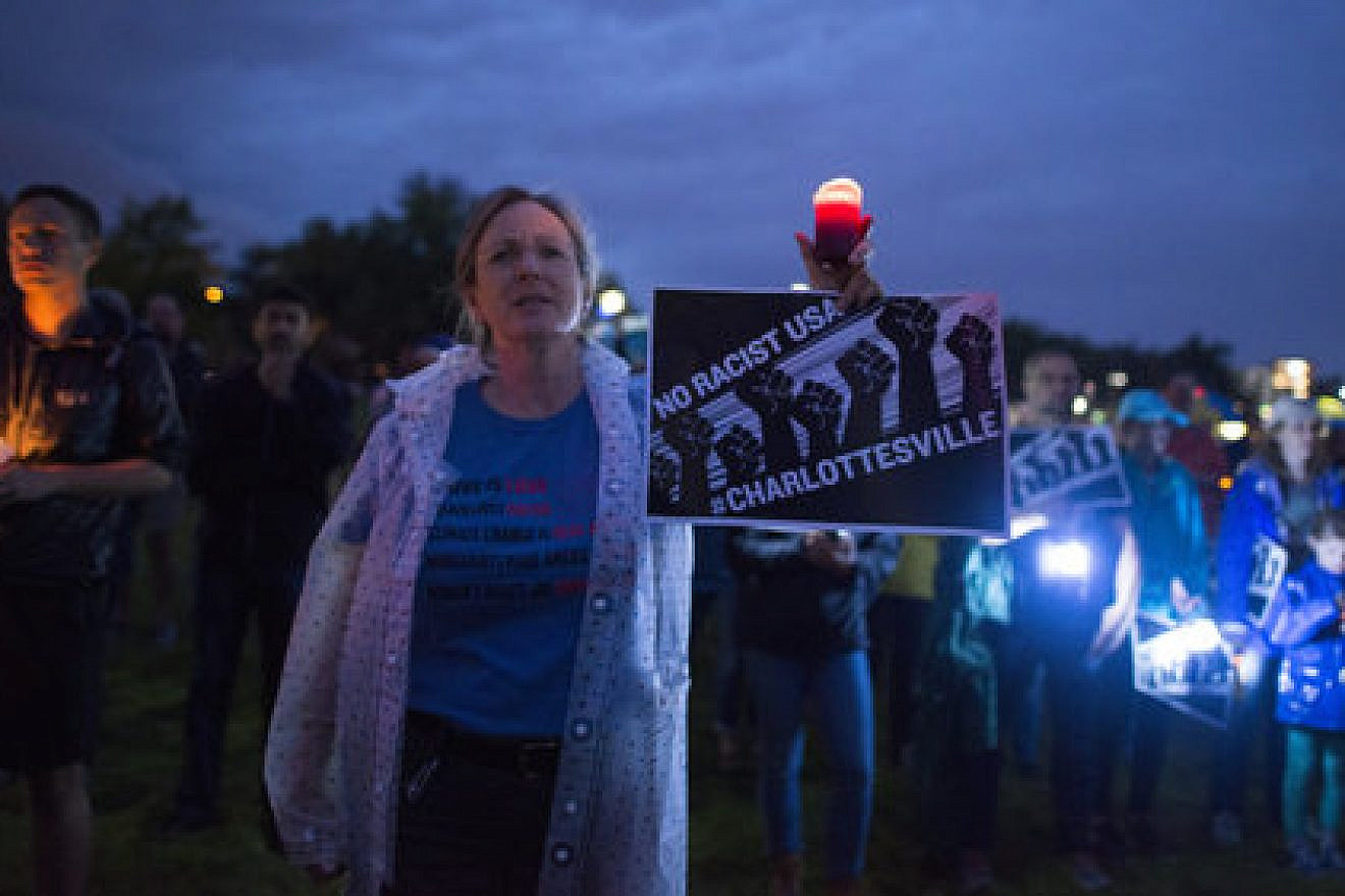 A solidarity vigil in Minneapolis in response to the recent white-supremacist rally in Charlottesville, Va. Credit: Fibonacci Blue via Wikimedia Commons.