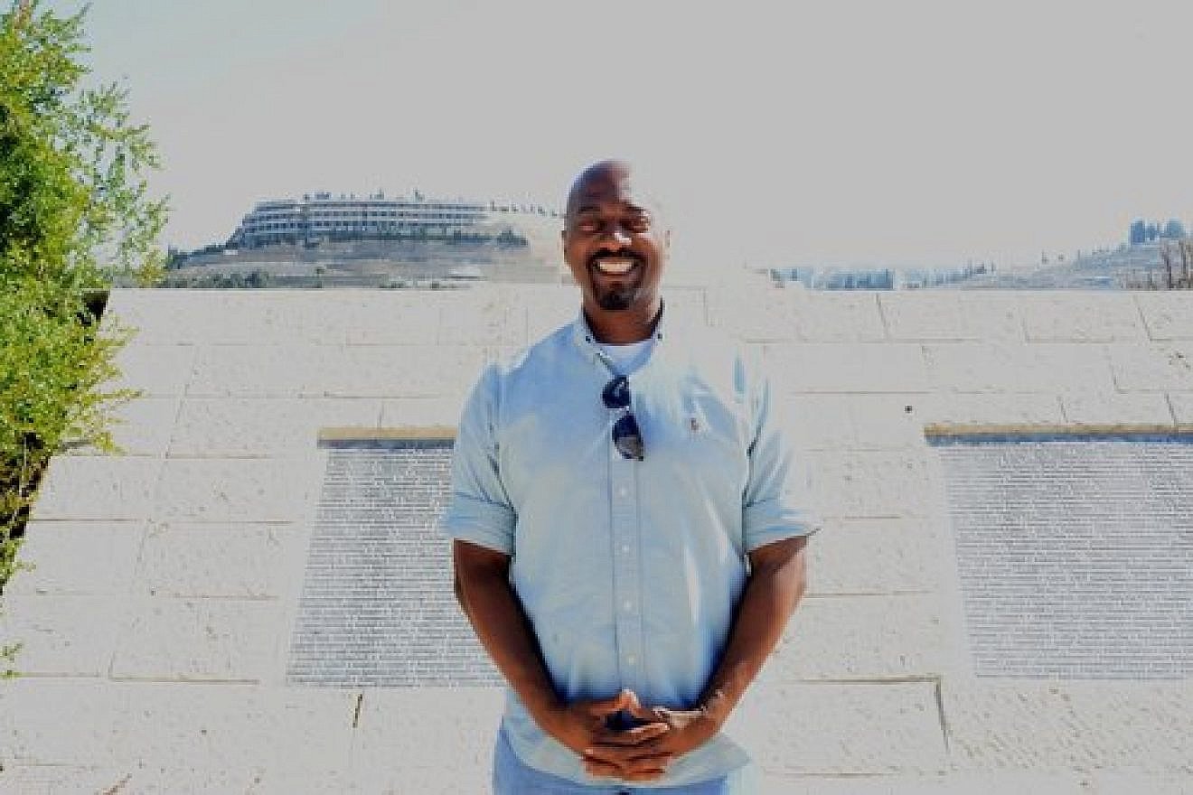 American veteran Johnny Turner in Israel. Credit: Courtesy of Jewish National Fund.