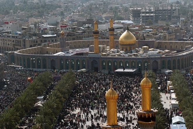 Shi’a Muslims gather around the Husayn mosque in Karbala, Iraq, after making a pilgrimage on foot during Arba'een, a 40-day period that commemorates the killing of Hussein ibn Ali, grandson of the Prophet Muhammad, and 72 of his followers at the Battle of Karbala in the year 680 B.C. That battle is seen as a source of the ongoing battle between Sunni and Shi’a Islam. Credit: SFC Larry E. Johns, USA, via Wikimedia Commons.