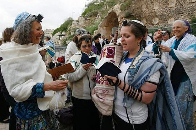 Click photo to download. Caption: A Women of the Wall prayer service. Credit: Women of the Wall.