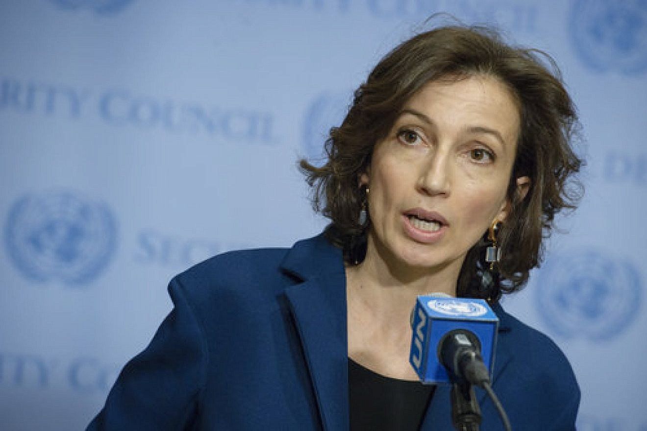 Former French Minister of Culture Audrey Azoulay, UNESCO's newly elected director-general. Credit: U.N. Photo/Manuel Elias.