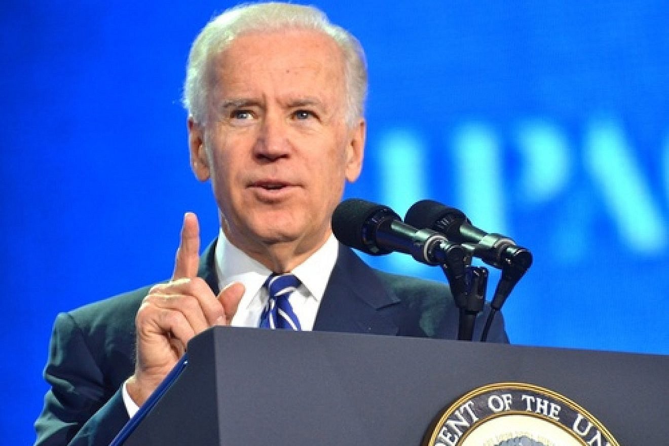 U.S. Vice President Joe Biden at the 2013 AIPAC conference said, “No president has done more to protect Israel than Obama.” Credit: Maxine Dovere.