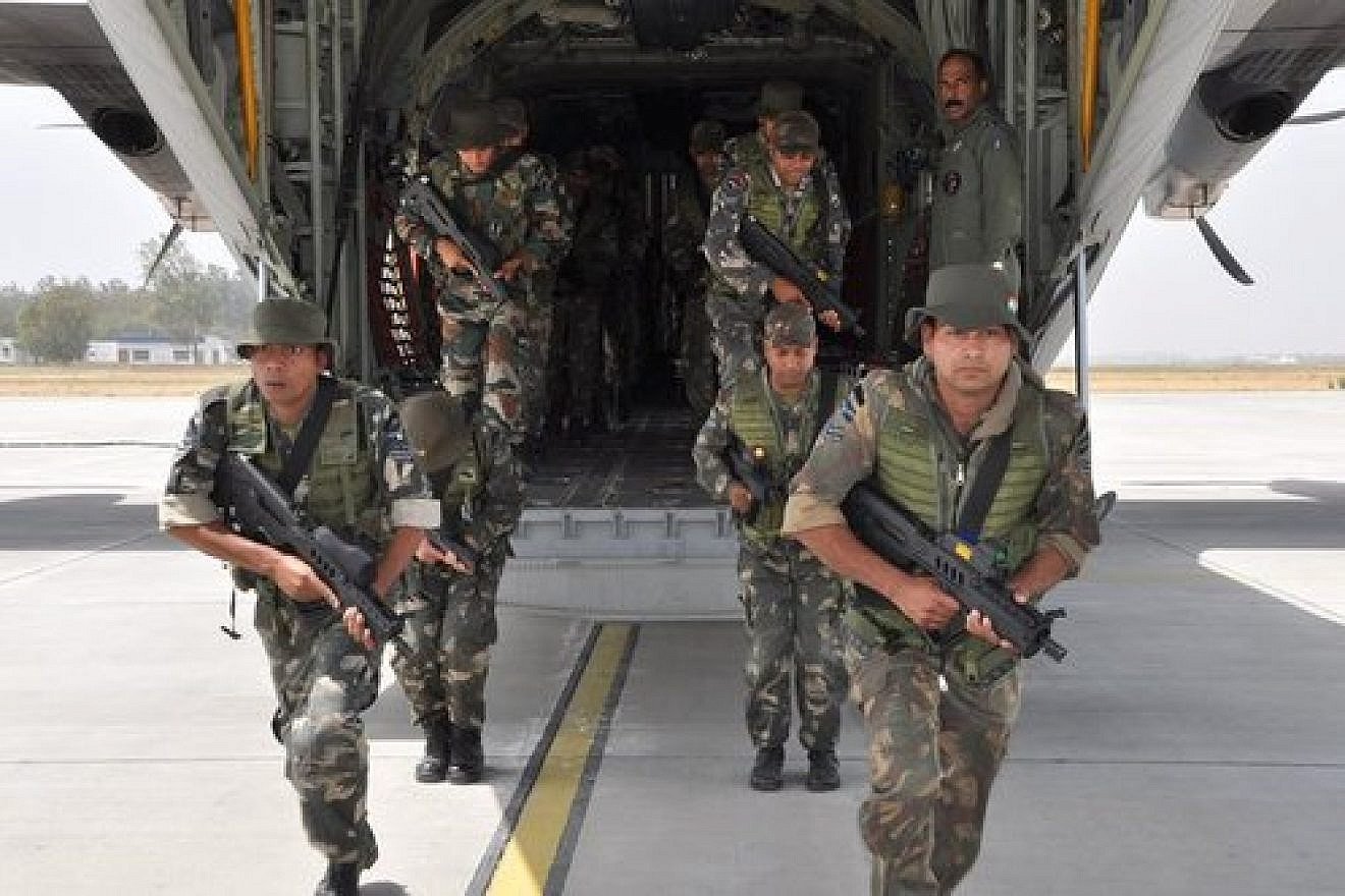 Indian Air Force members (pictured) recently participated in Blue Flag, Israel’s largest-ever international aerial exercise. Credit: Indian Air Force via Facebook.
