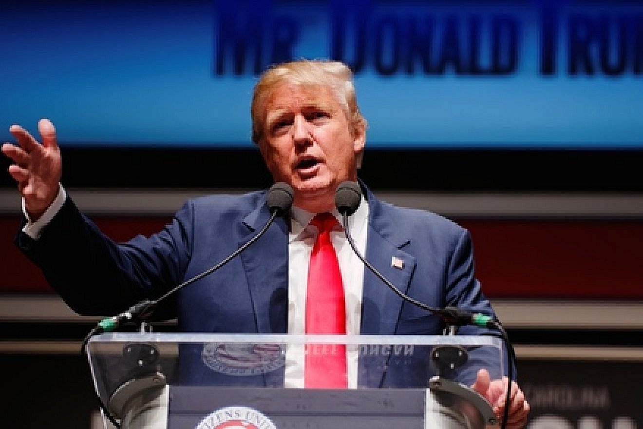 Click photo to download. Caption: Donald Trump speaks at the South Carolina Freedom Summit on May 9, 2015. Credit: Michael Vadon via Wikimedia Commons.