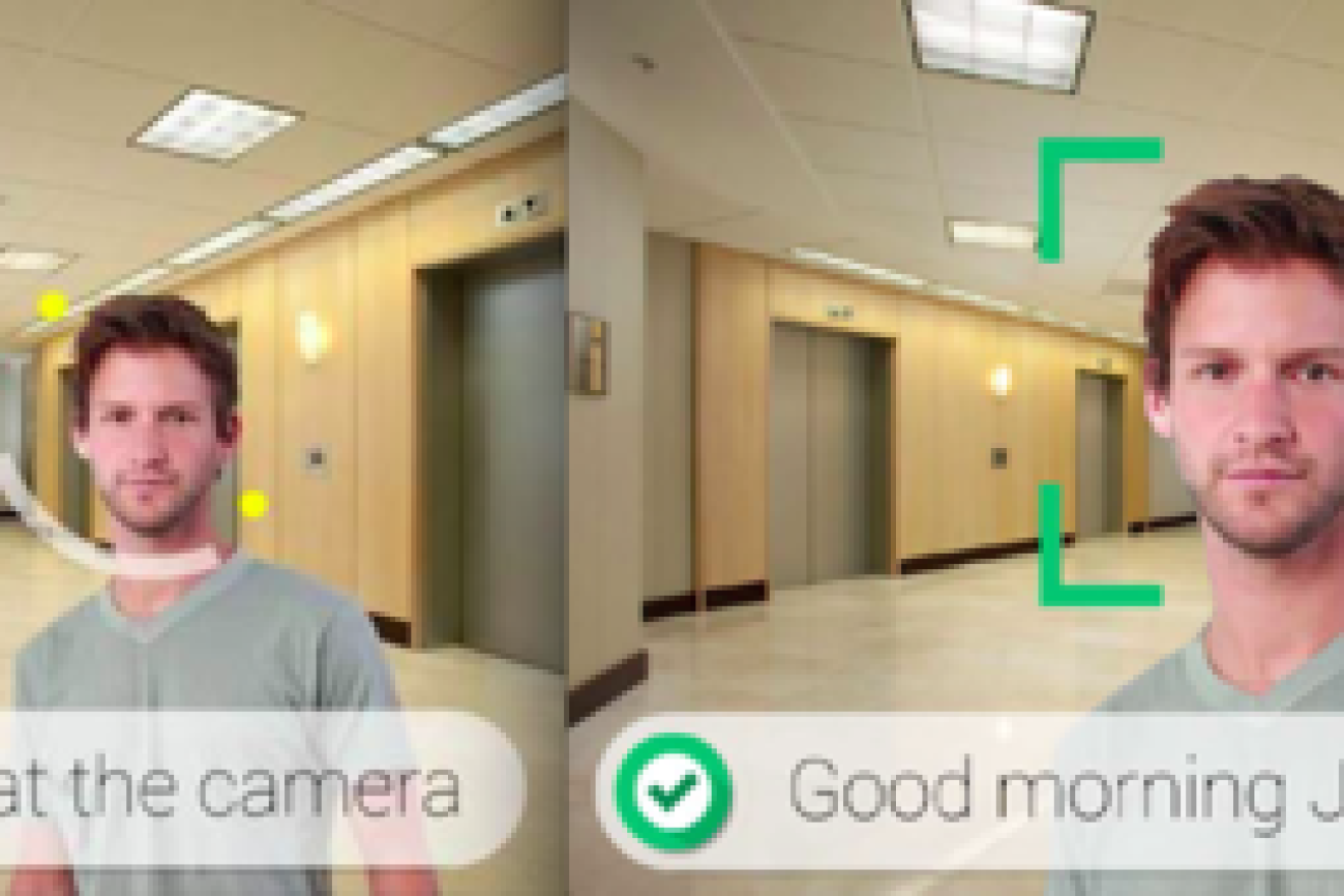 Click photo to download. Caption: The facial recognition technology of FST Biometrics at work. Credit: FST Biometrics.