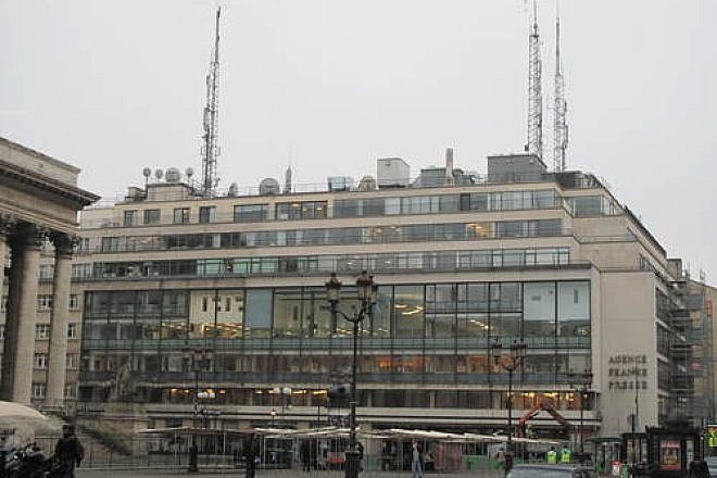 The building of the Agence France-Presse news agency in Paris. Credit: Tangopaso via Wikimedia Commons.