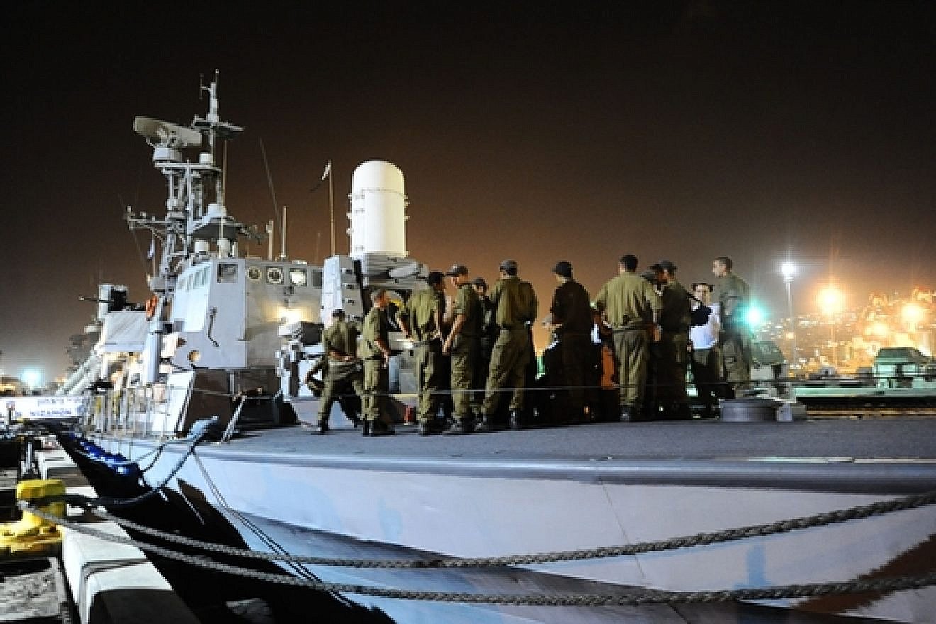 In May 2010, Israeli naval forces prepare to implement Israel's decision to prevent the Mavi Marmara flotilla from breaching the maritime blockade on Gaza. Nine Turkish militants who attacked Israeli commandos on the vessel died in subsequent clashes, leading to the deterioration of Turkey-Israel relations. On June 27, 2016, Turkey and Israel reached a deal to restore ties after their six-year rift. Credit: SSgt. Michael Shvadron, IDF Spokesperson's Unit.