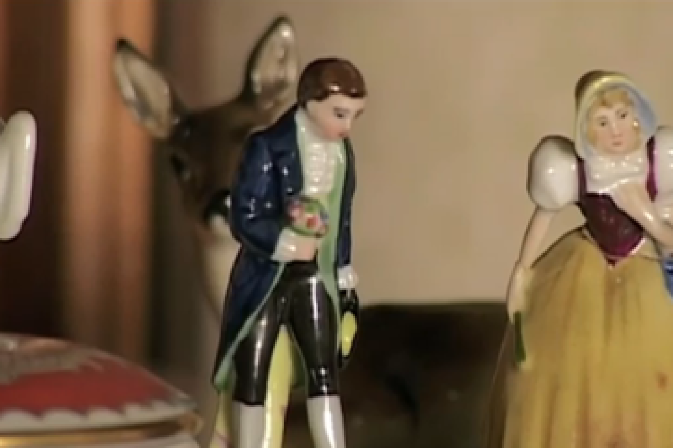 Click photo to download. Caption: Figurines in the residence that is the subject of Arnon Goldfinger's film, "HaDira" ("The Flat"). Credit: Tribeca Film Festival.
