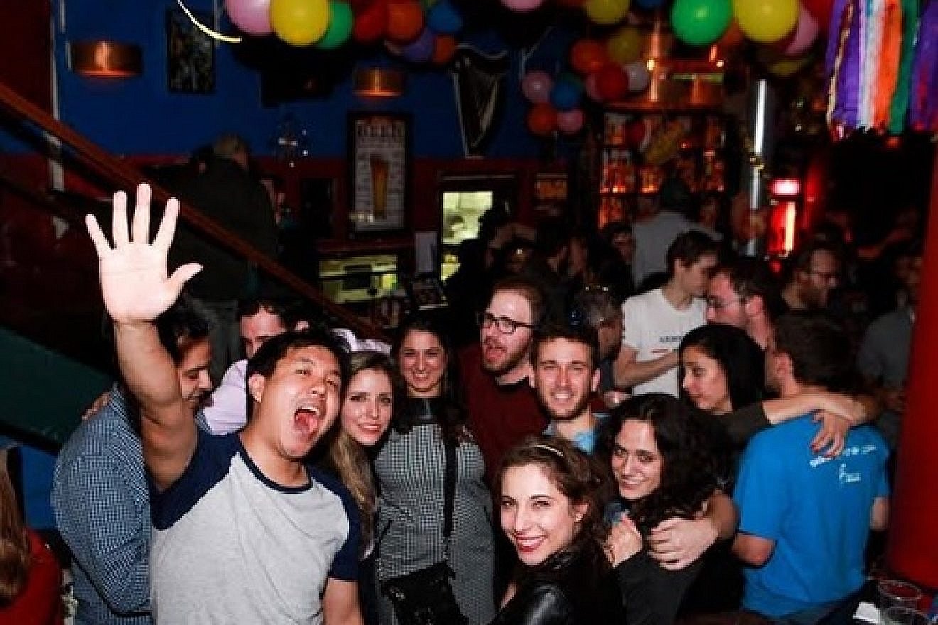 Click photo to download. Caption: Eliana Rudee (in front) celebrates the New Year with her friends in Jerusalem. Credit: Courtesy Eliana Rudee.