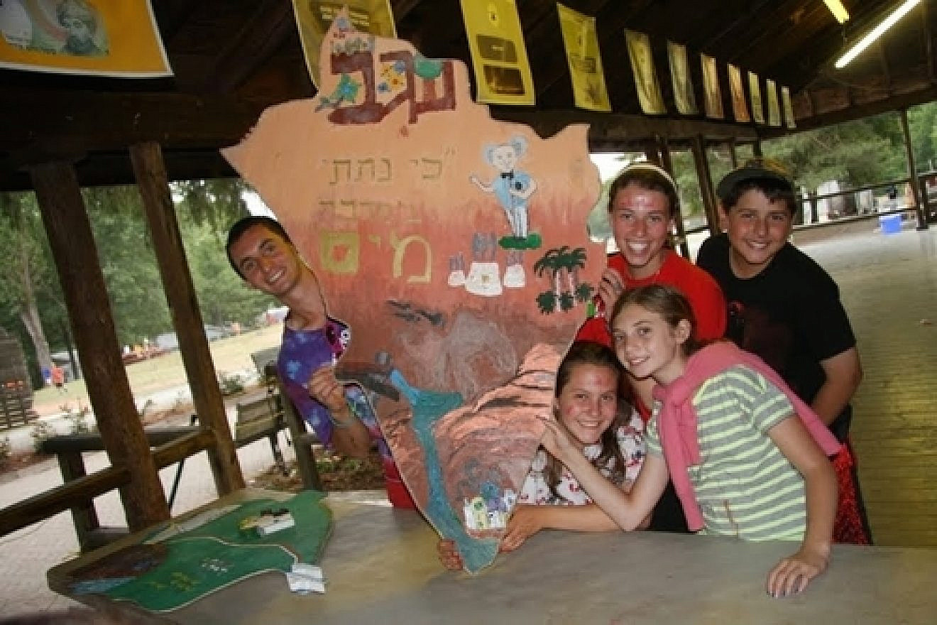 Click photo to download. Caption: Campers at Moshava, a religious Zionist camp whose director, Alan Silverman, writes that the goal is to "introduce new elements of 'old' concepts and themes to students who already have an excellent foundational understanding of Judaism and Zionism." Credit: Camp Moshava.