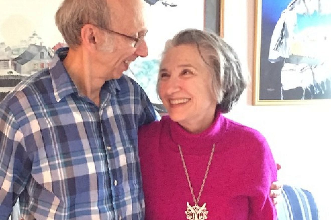 Alan Poisner, 80, and Sharon Poisner, a few years his junior, were married last October. They met at the Village Shalom retirement community in Overland Park, Kansas. Credit: Maayan Jaffe.