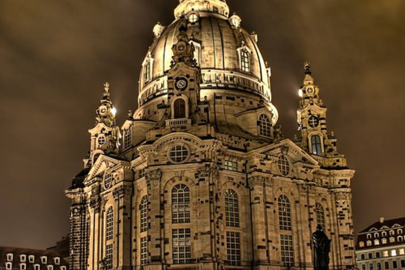 Dresden’s Frauenkirche (“Church of Our Lady”). Credit: David Müller via Wikimedia Commons.