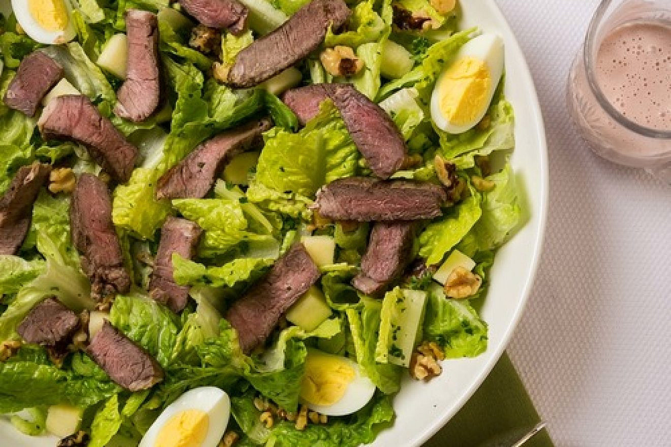 Paula Shoyer's seder plate salad. Credit: The New Passover Menu.
