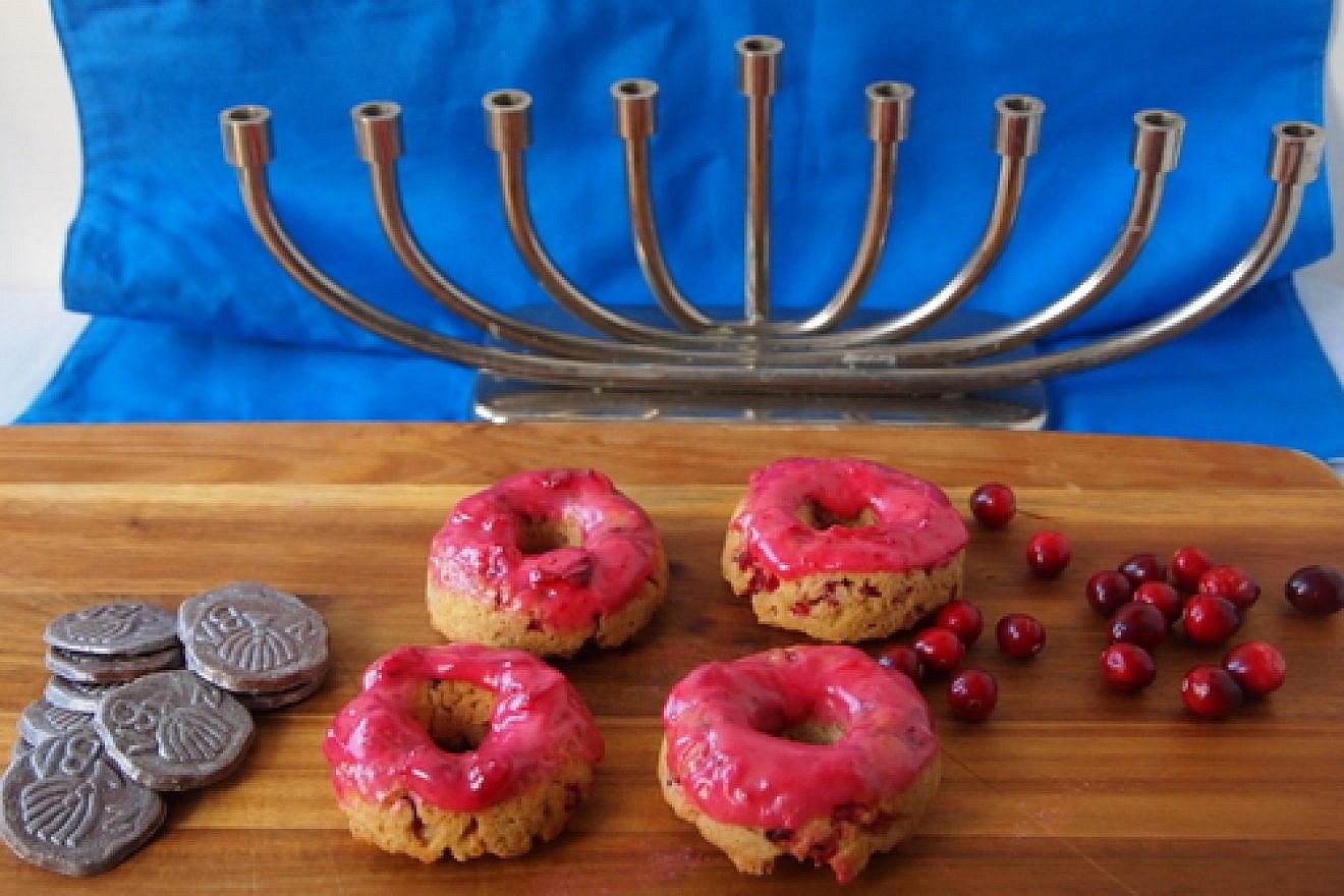 Baked whole-wheat cranberry-orange donuts. Credit: "Joy of Kosher" with Jamie Geller.