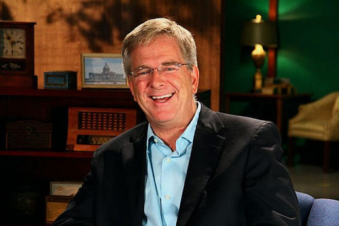 Click photo to download. Caption: TV travel show host Rick Steves. Credit: CarlosManzanoPHOTOs via Wikimedia Commons.