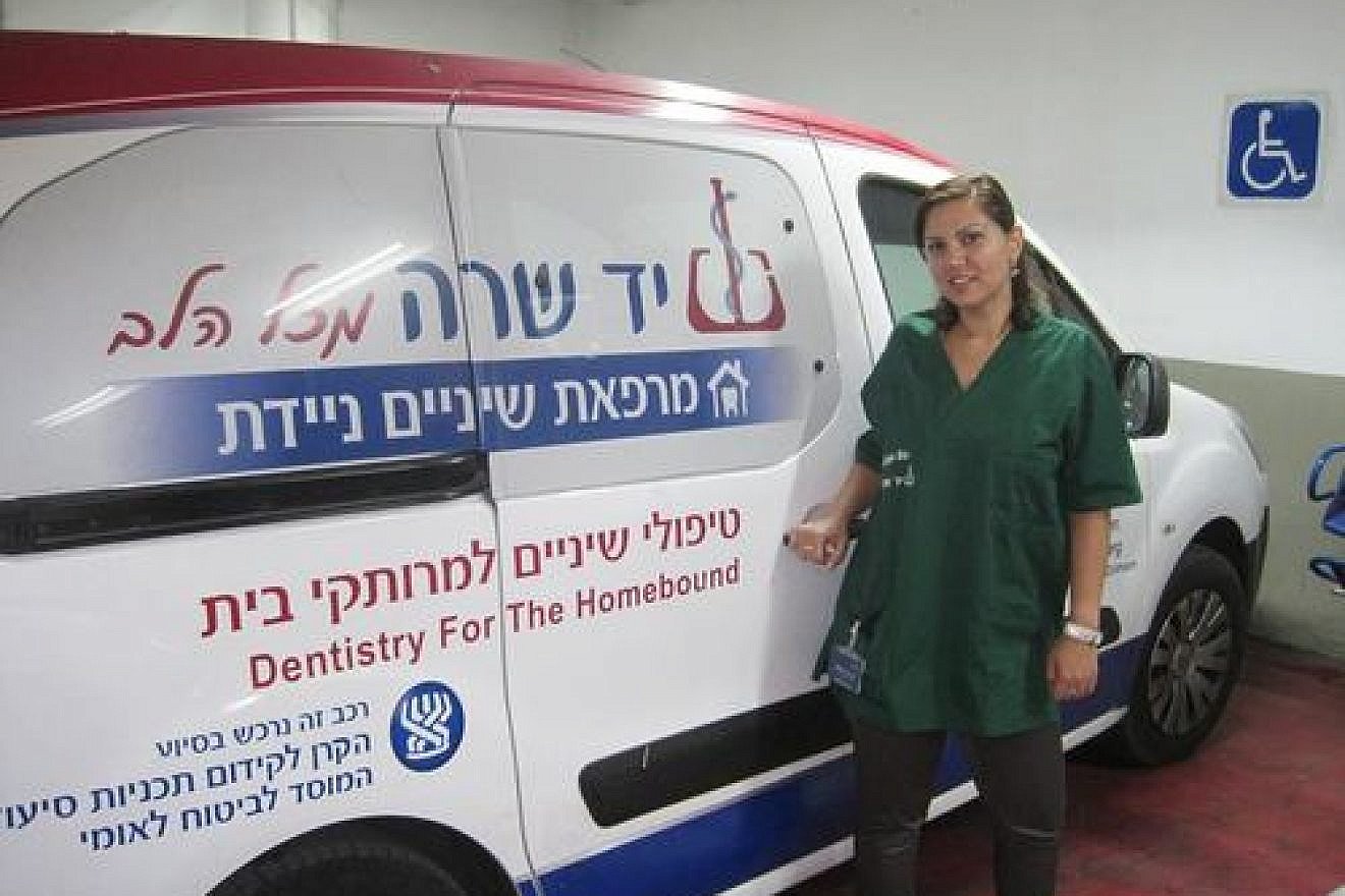 One of Yad Sarah's vans, which provide mobile dental clinics in three cities in Israel. Credit: Courtesy.