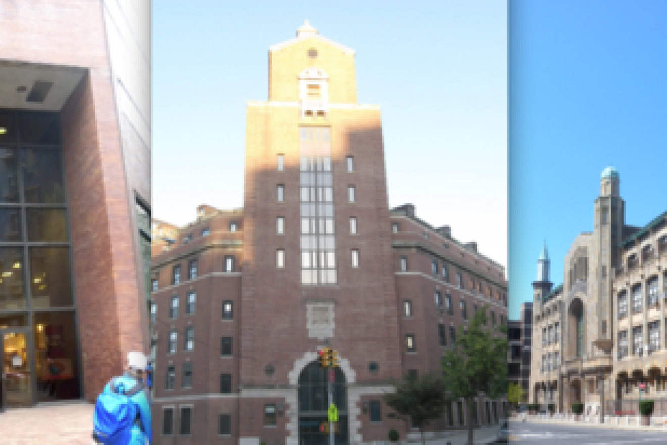 Hebrew Union College, the Jewish Theological Seminary and Yeshiva University, all in New York City. The institutions are all part of the new Jewish eLearning Faculty Fellowship. Credit: Jim Henderson via Wikimedia Commons.