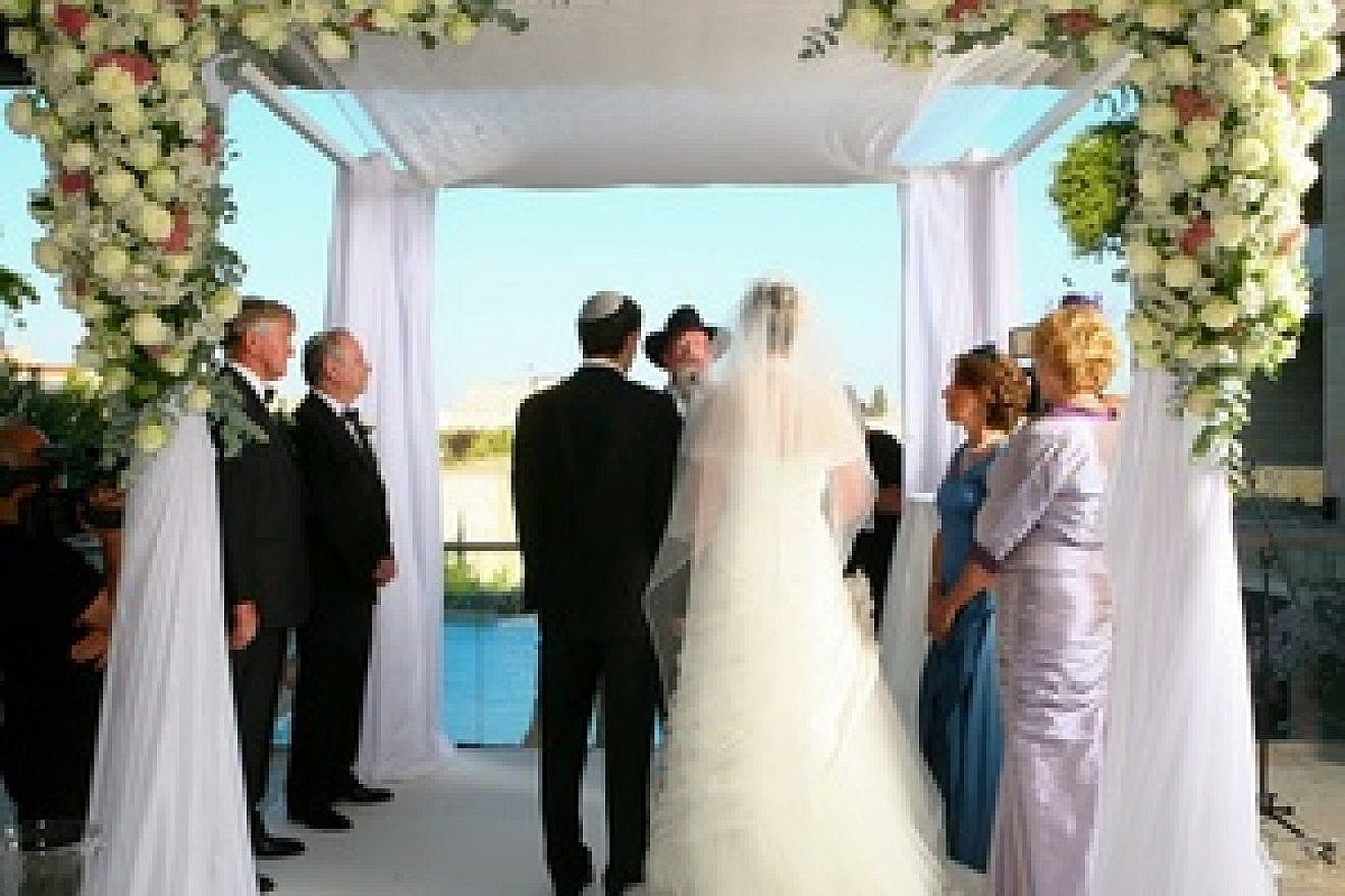 A chuppah in Jerusalem. Credit: Nikki Fenton.