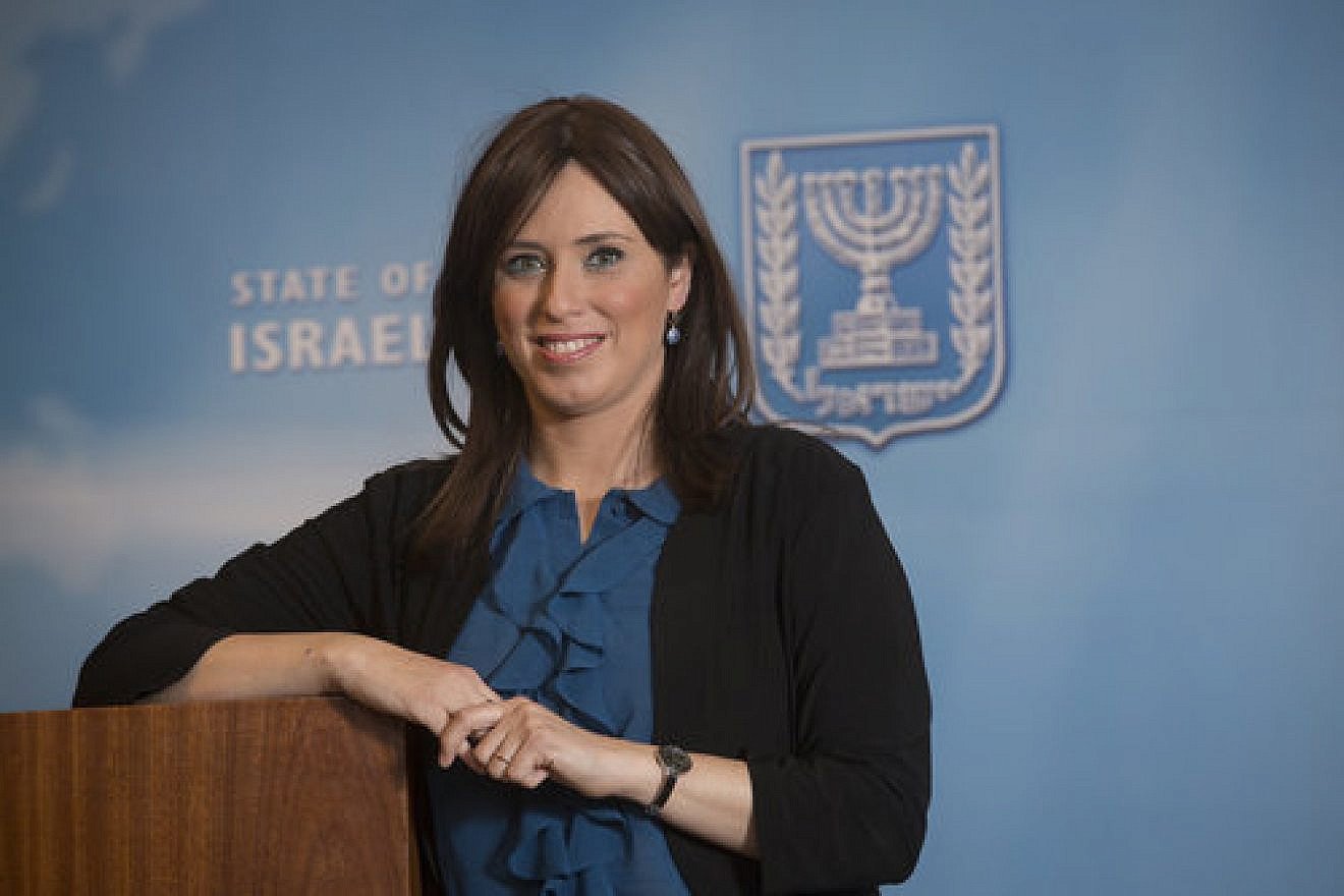 Israeli Deputy Foreign Minister Tzipi Hotovely at the Jewish state’s Foreign Ministry headquarters in Jerusalem. Credit: Miriam Alster/Flash90.