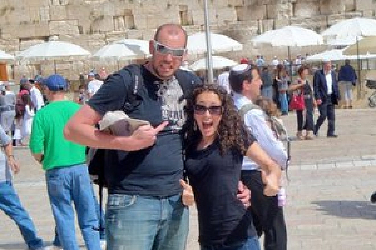 Maggy Vetterling and her husband, Kurt, at the Western Wall. Credit: Courtesy Maggy Vetterling.