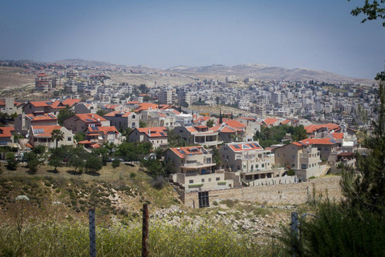 A view of the Jerusalem neighborhood of Pisgat Ze’ev. Such Jewish neighborhoods are usually referred to as being located in “east” Jerusalem, yet they are also in the city’s northern and southern sections, with Pisgat Ze’ev situated in north Jerusalem. Credit: Miriam Alster/Flash90.