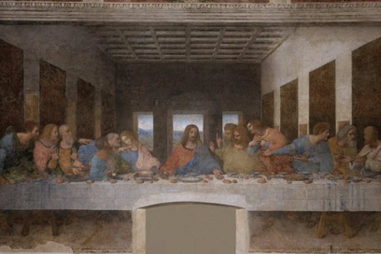 Leonardo da Vinci's mural painting of the Last Supper, located at the Convent of Santa Maria delle Grazie in Milan, Italy. Nothing reattaches Christians to their Jewish roots faster than realizing the Last Supper was actually a Passover seder meal being led by a Jewish rabbi, writes David Parsons. Credit: PD-Art.