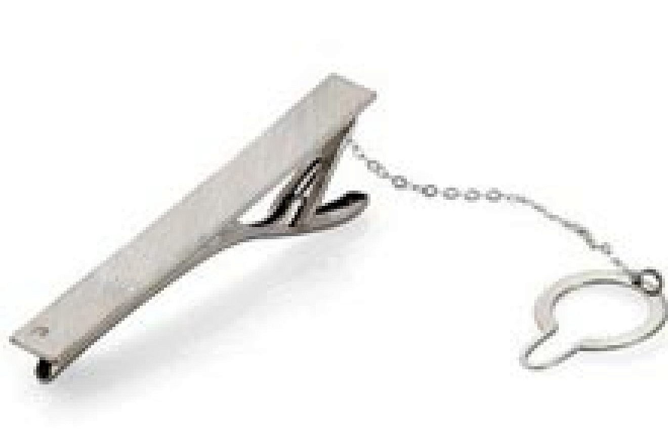 Click photo to download. Sterling Silver Magen David Tie Clip, a Father's Day gift for the Jewish dad. Credit: MyJewishLearning.com.