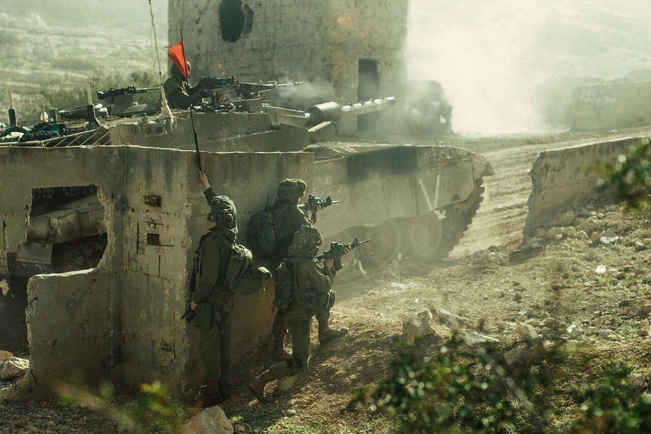 In late December, the IDF's new Haruv unit conducts a large-scale war drill that simulated Gaza’s urban warfare settings. Credit: IDF Spokesperson's Unit.