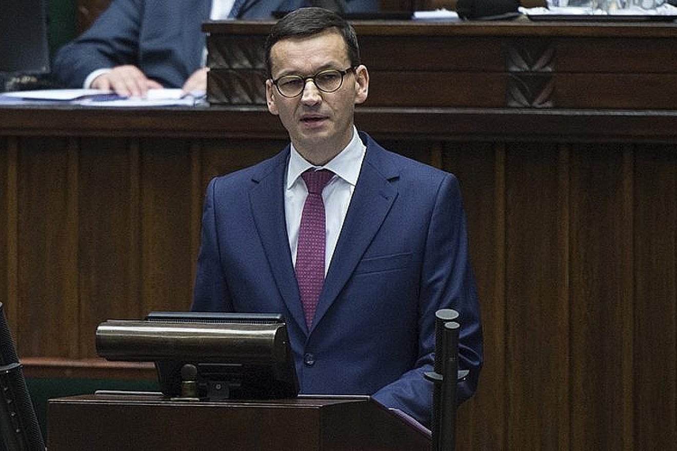 Polish Prime Minister Mateusza Morawieckiego. Photo from Wikimedia Commons