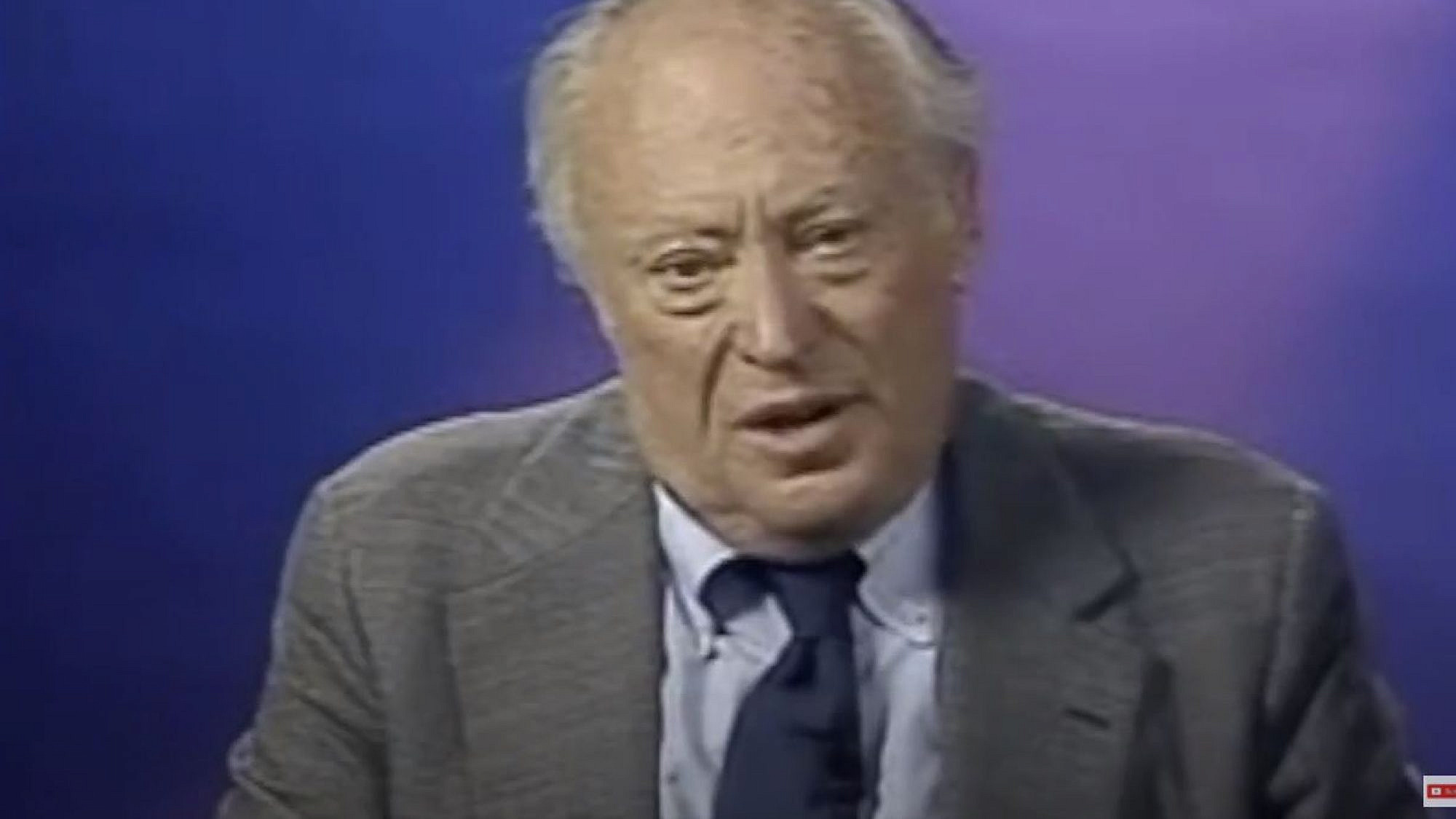 Author and historian Leon Uris. Source: YouTube.