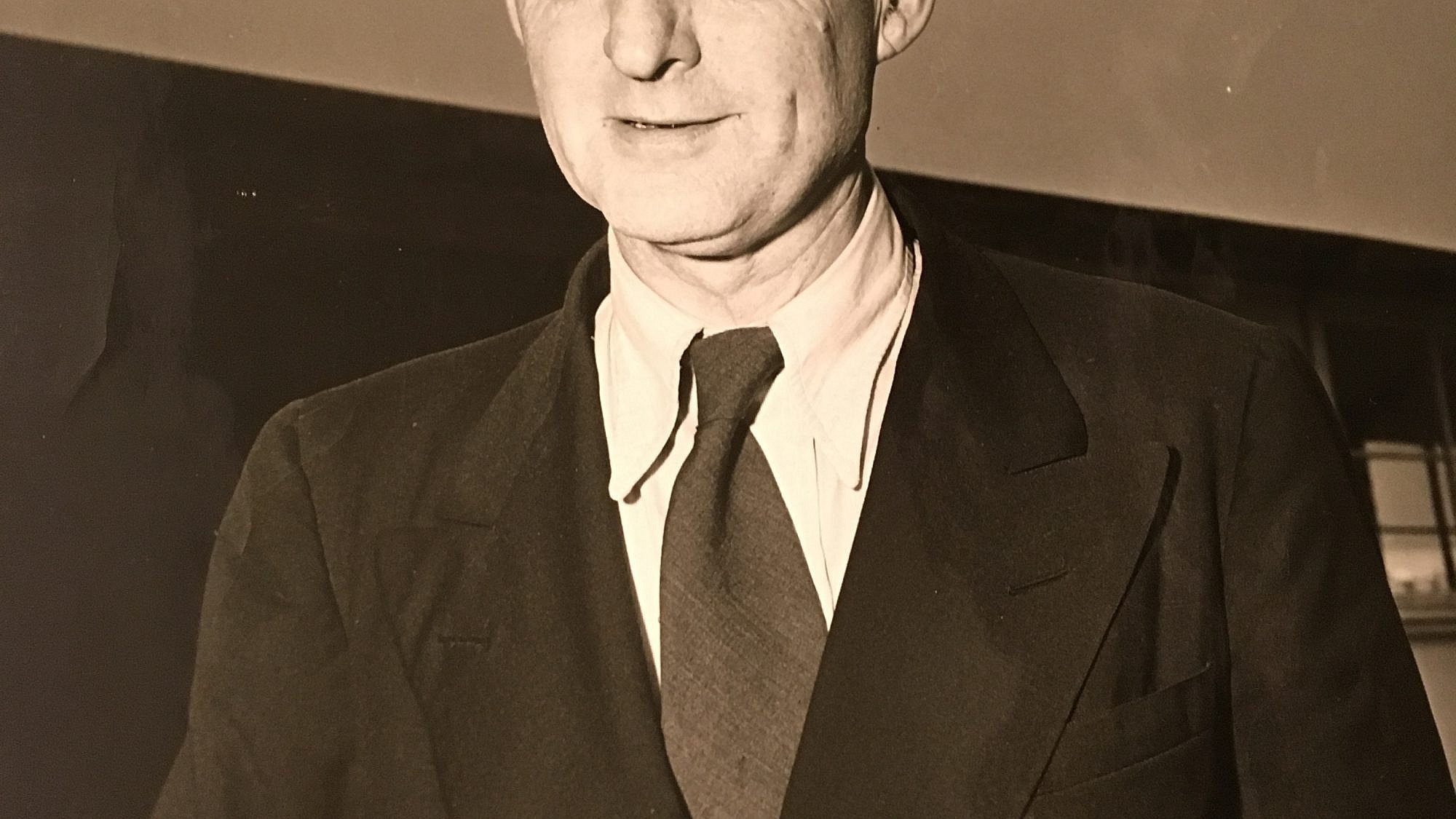 Reinhold Niebuhr. Photo courtesy of Union Theological Seminary Archives.