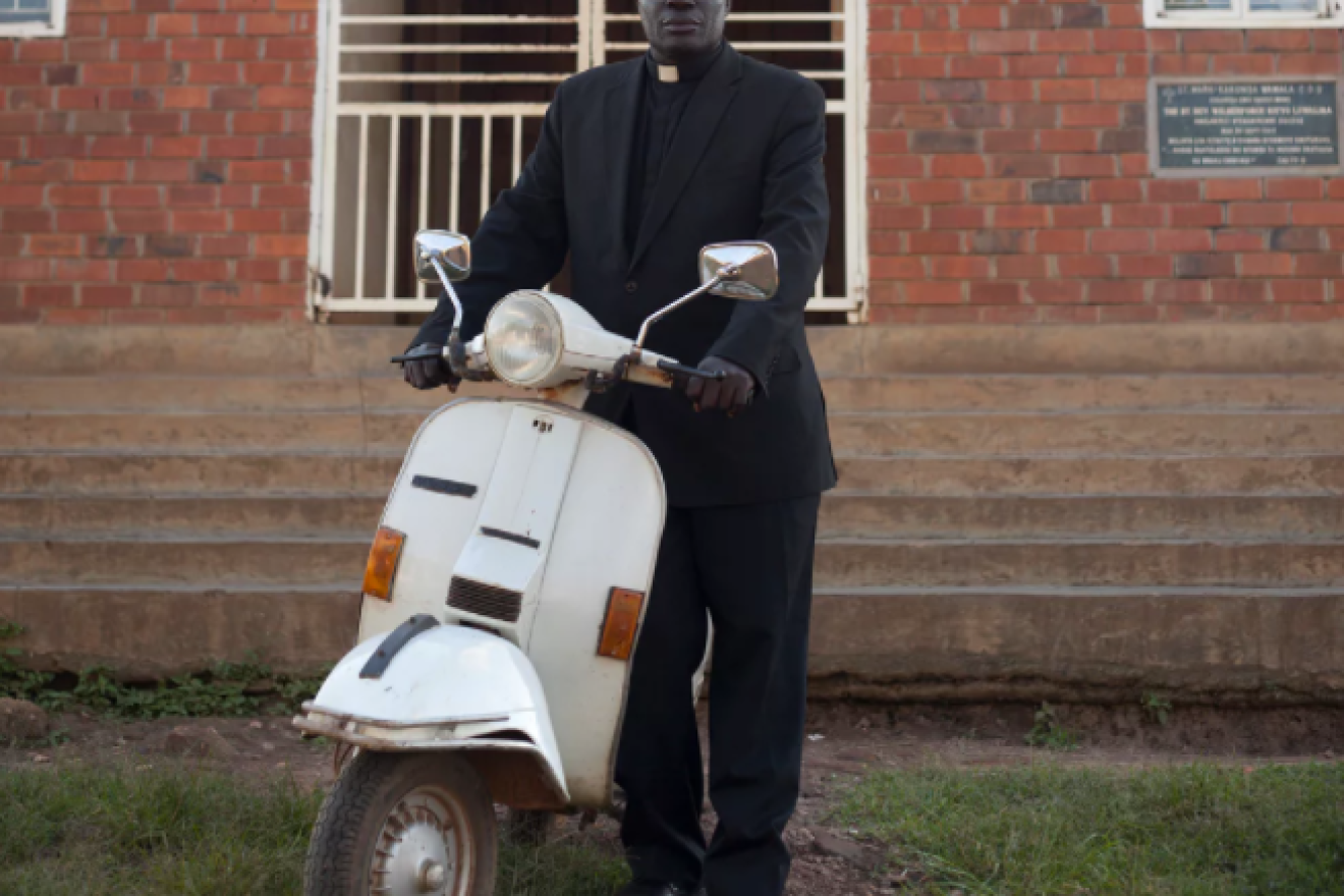 A photo from Ariel Tagar’s “Uganda’s Vespa Club” in the Sony World Photography Awards competition.