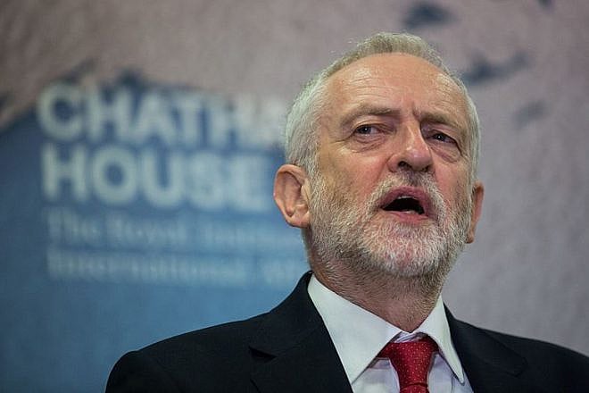 British Labour Party leader Jeremy Corbyn, May 12, 2017. Photo by Chatham House, London/Wikimedia Commons.