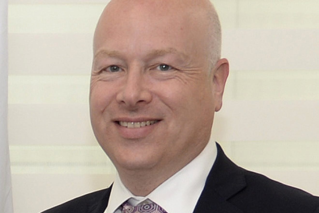 President Trump's Special Representative for International Negotiations Jason Greenblatt. Credit: Wikipedia.