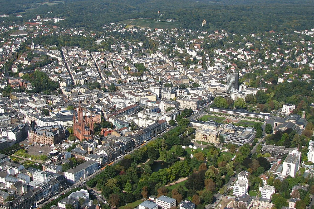 The German city of Wiesbaden. Credit: Wikimedia Commons.