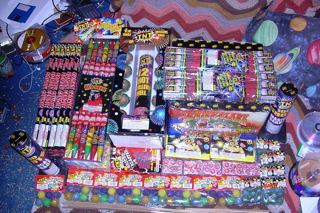 Collection of fireworks.