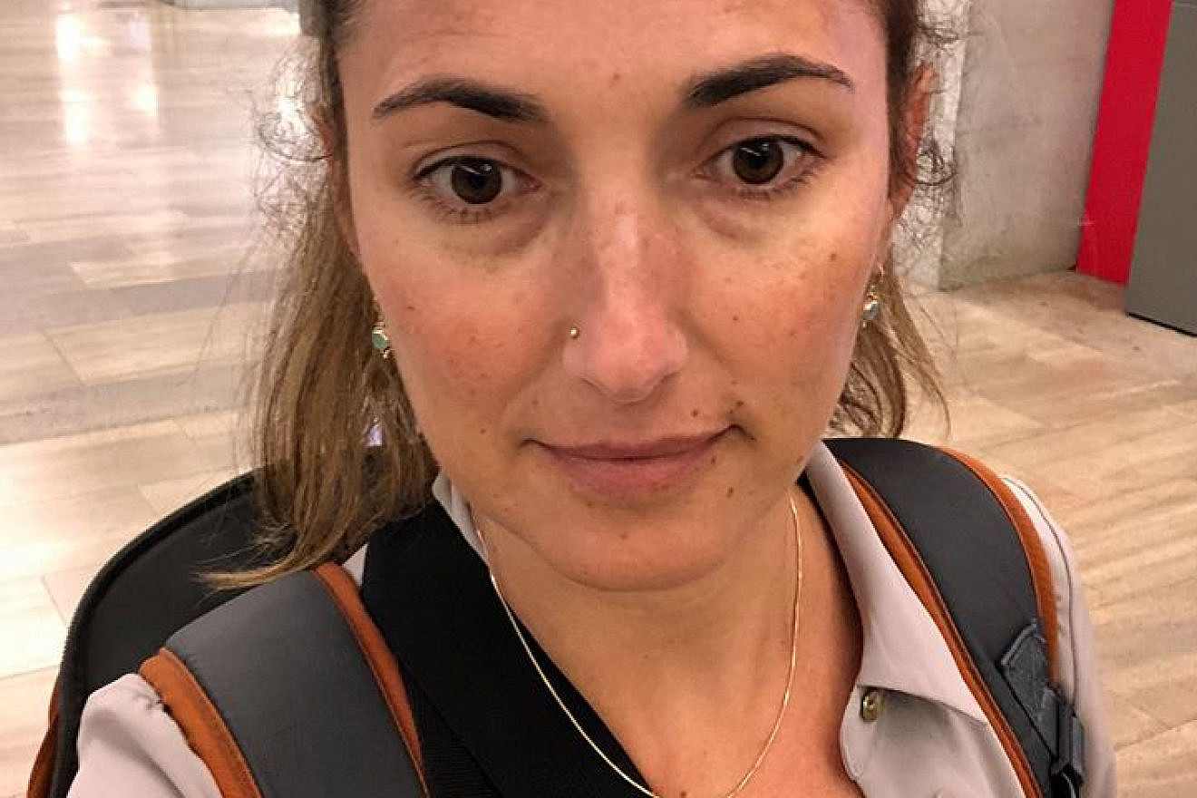CODEPINK national co-director Ariel Gold, who was denied entry into Israel on July 2 for her group's ties to the BDS movement. Credit: Ariel Gold via Facebook.