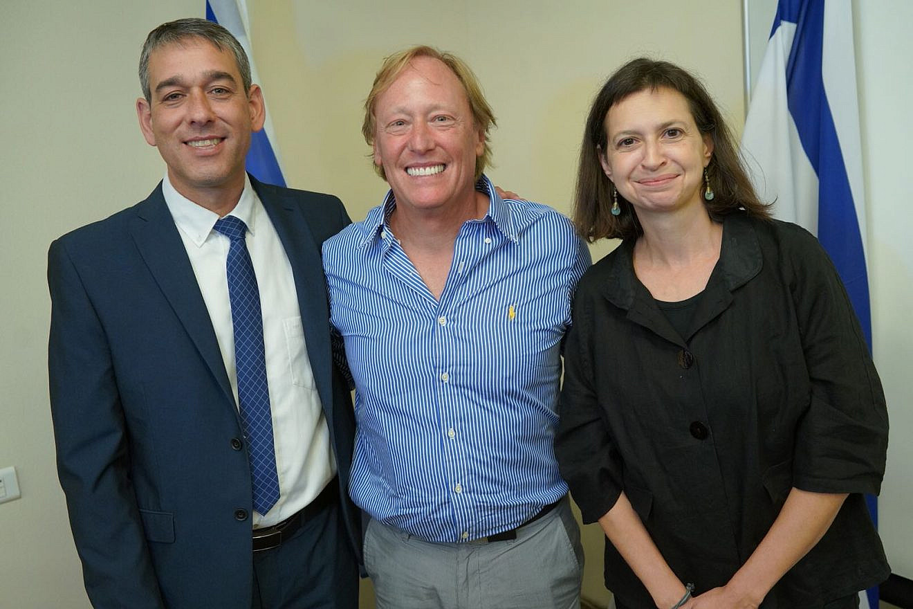 From left: Shay Rinsky, Seth Merrin and Mandie Winston. Credit: JDC.