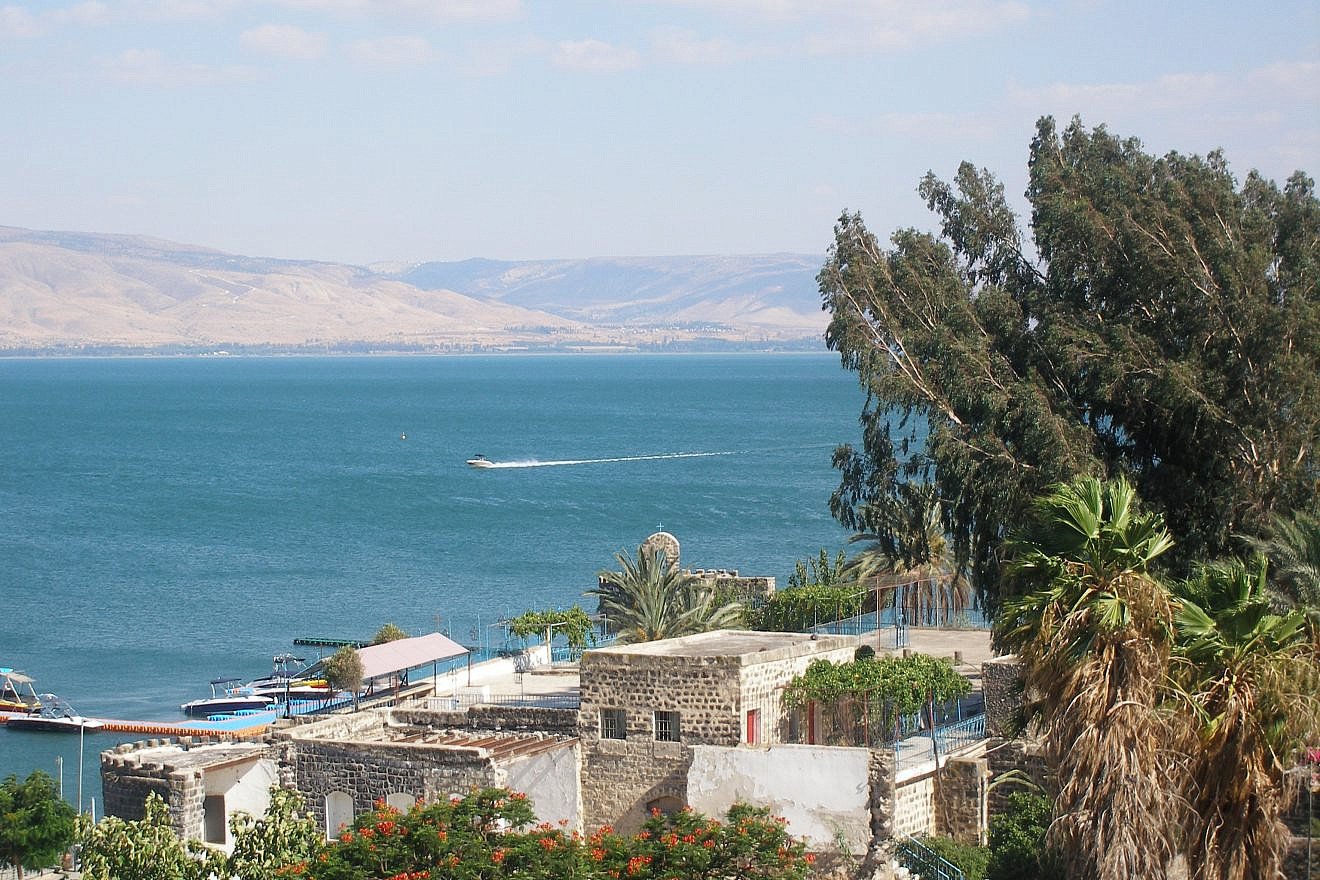 The Sea of Galilee. Credit: Wikimedia Commons.