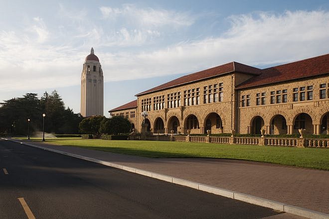 The Main Quad of Stanford University in Palo Alto, Calif. Credit: Wikimedia Commons.