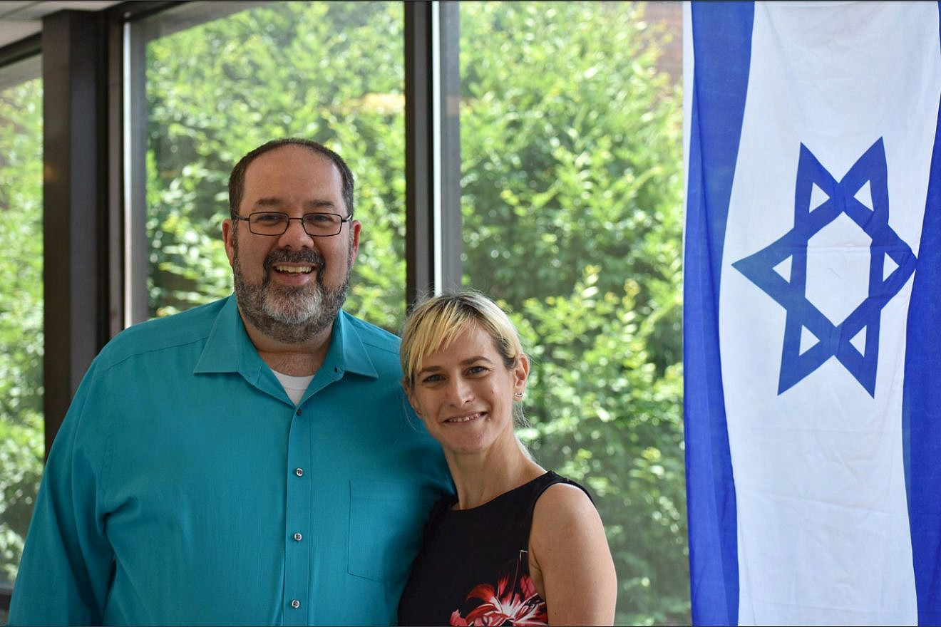 Jordan Shenker, CEO of the Kaplen JCC, and Aya Shechter, IAC’s New Jersey Regional Director. Credit: Courtesy.