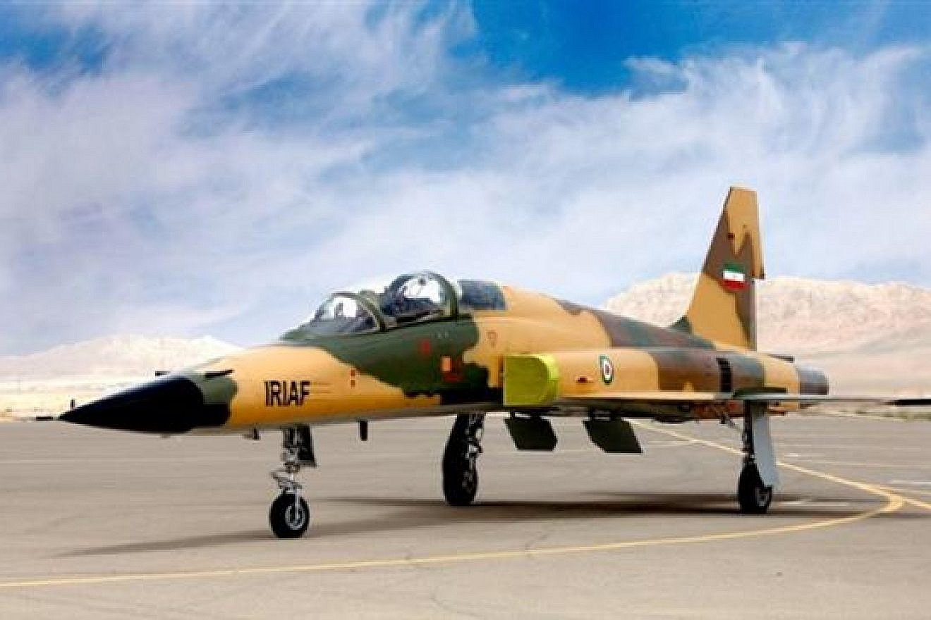 Iran's Kowsar fighter jet. Credit: PressTV via Twitter.