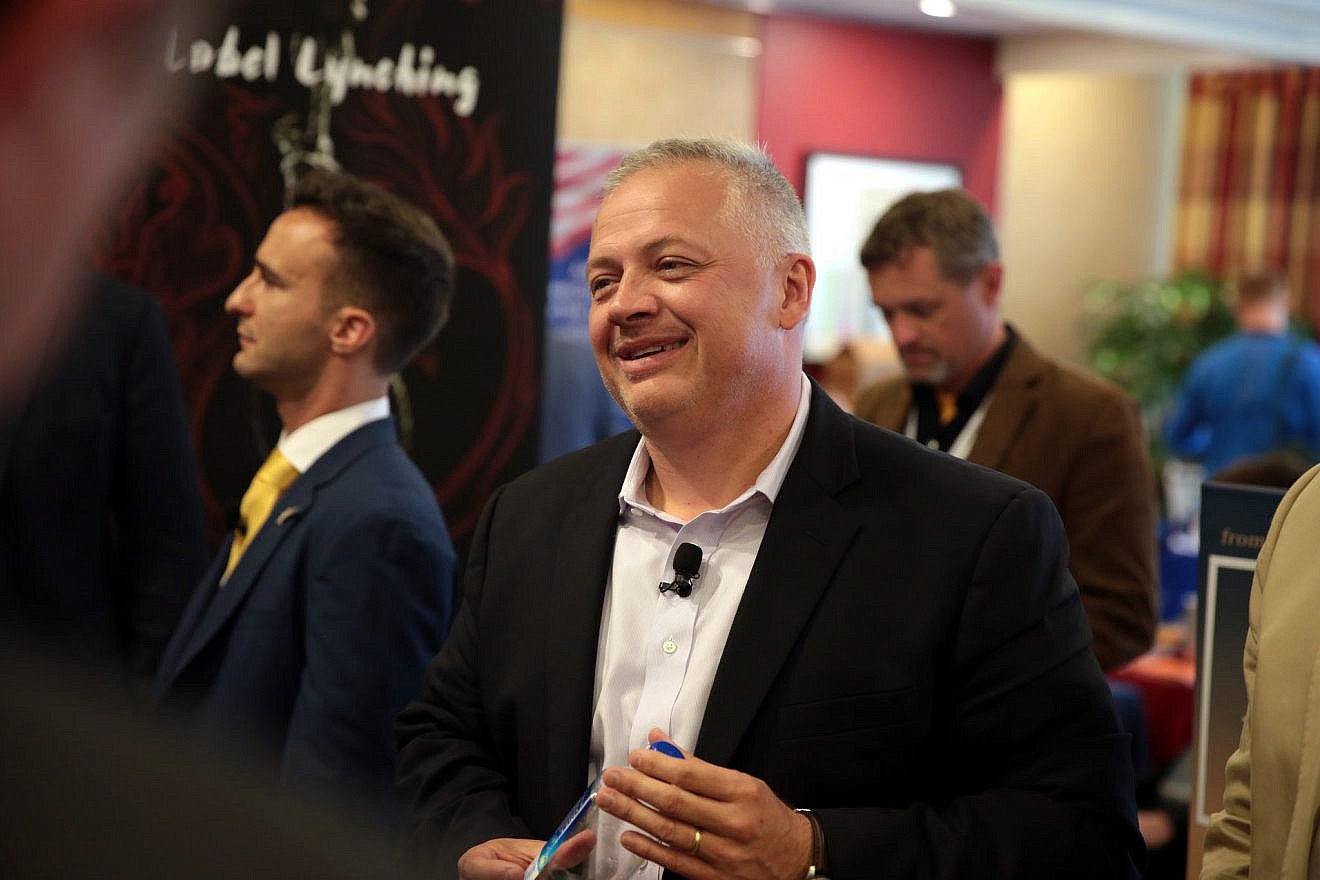 Denver Riggleman speaking with attendees at the 2018 Young Americans for Liberty National Convention at the Sheraton Reston Hotel in Reston, Va. Credit: Gage Skidmore via Flickr.