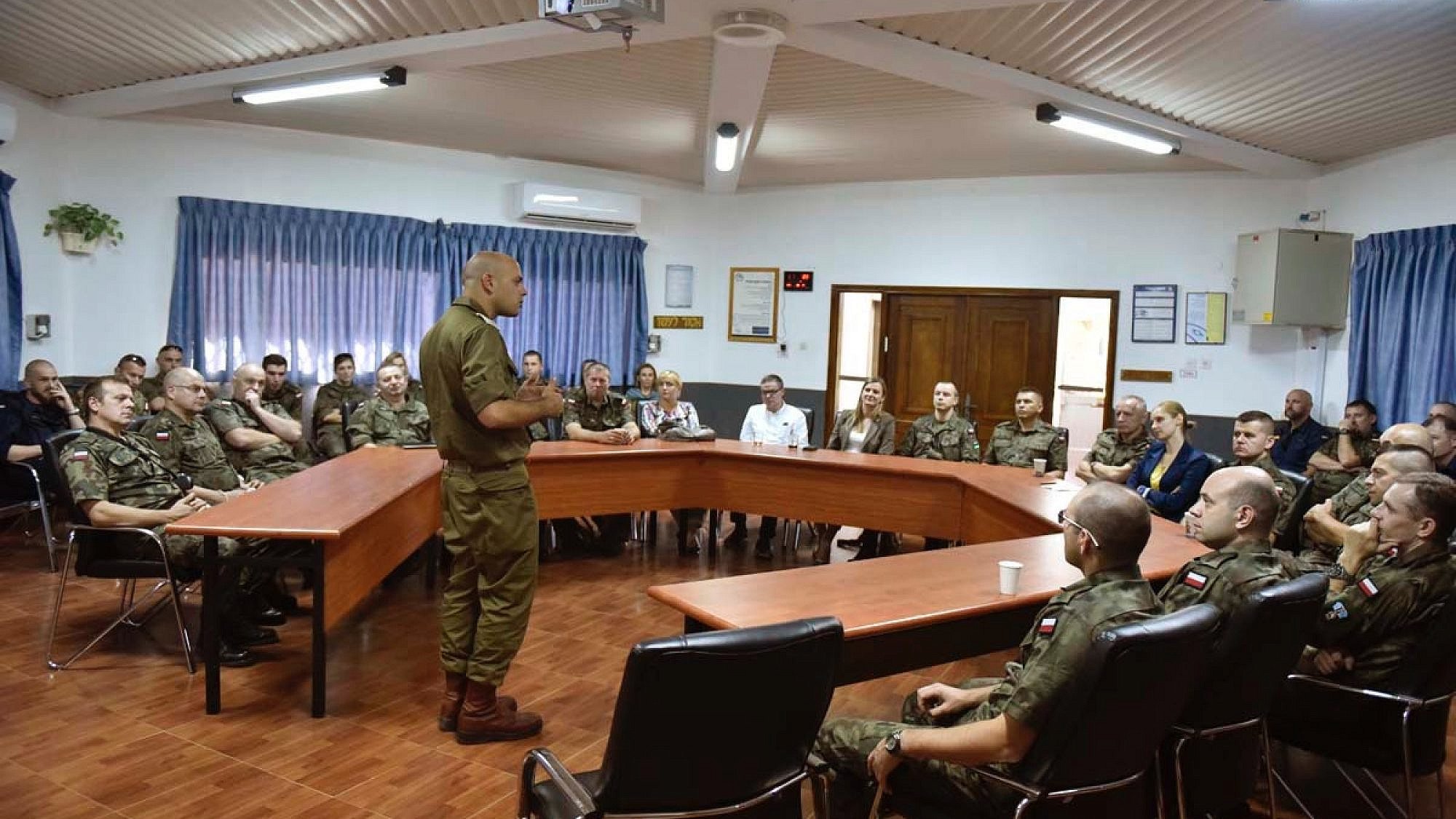 Israel and Poland began an exchange program in 2015 called “Friends in Uniform,” where Polish officers would visit their counterparts in Israel and learn the country’s history.