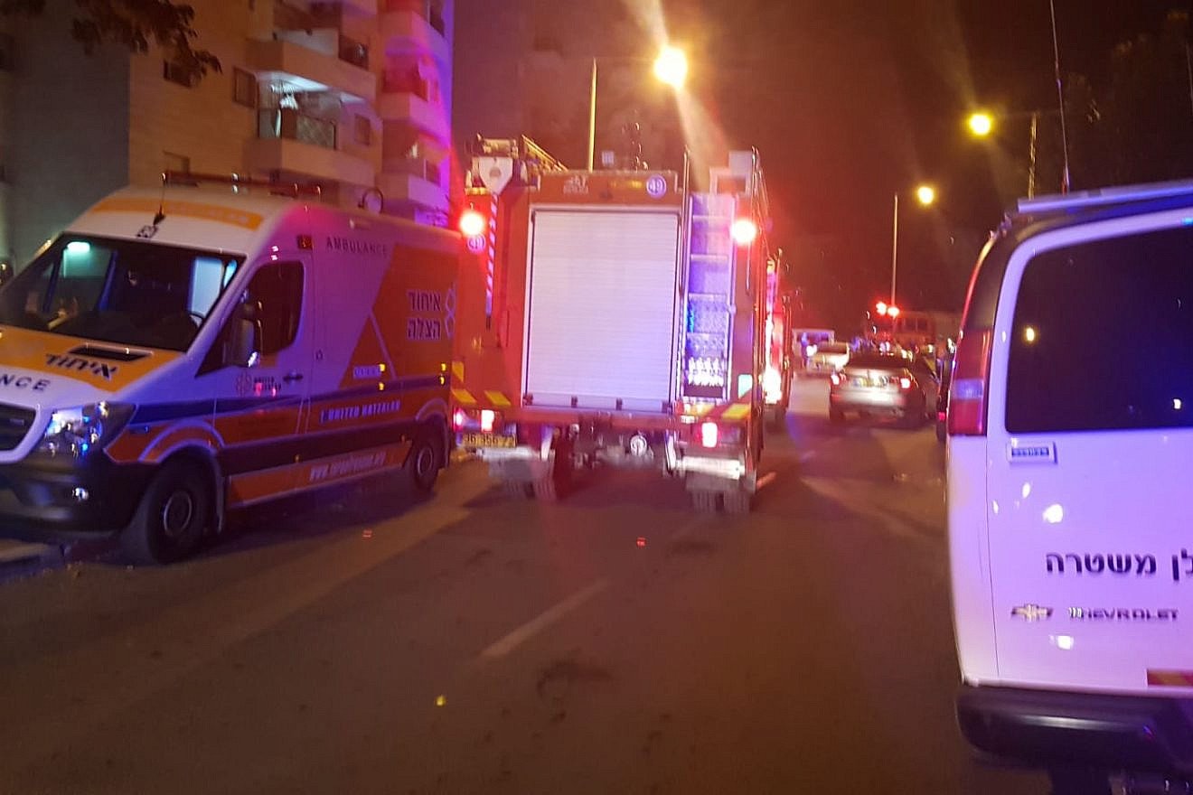 United Hatzalah EMS vehicles in Ashkelon on Nov. 12, 2018. Credit: United Hatzalah.
