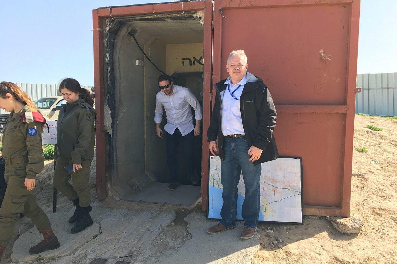 Incoming House Rep. Denver Riggleman of Virginia participates in a five-day visit to Israel, along with other incoming congressional members to learn about the region. Photo courtesy of Denver Riggleman.