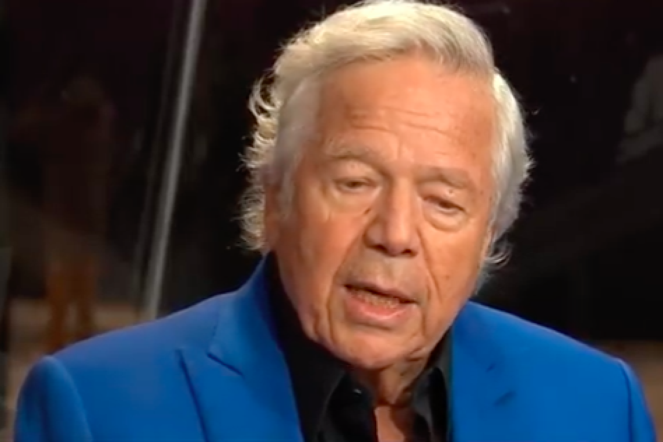 New England Patriots owner Robert Kraft. Credit: Screenshot.