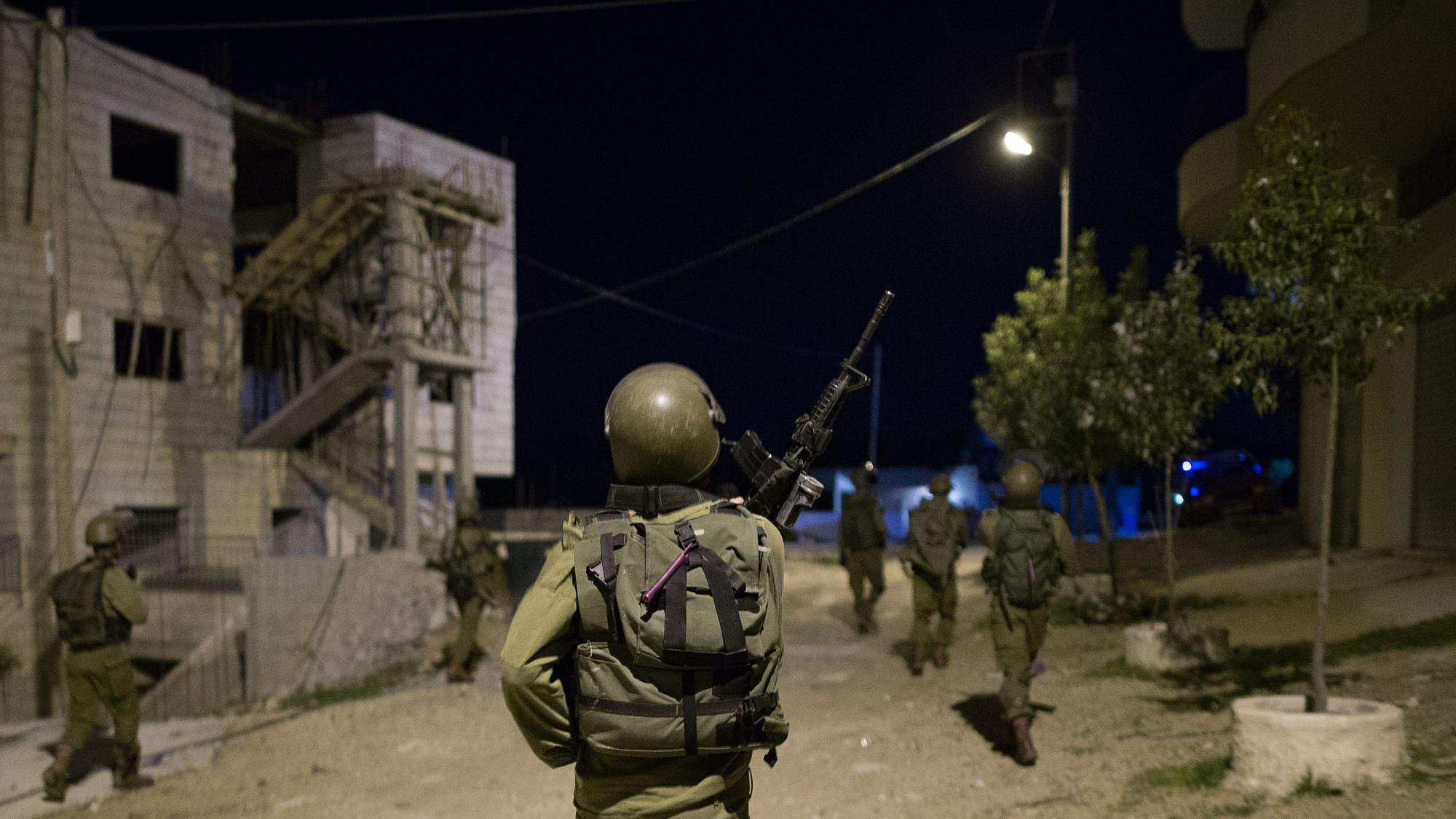 File photo: Nachshon Battalion soldiers during an operation of arresting terror suspects in the Duhaisha Refugee Camp, near the West Bank city of Bethlehem. Credit: Nati Shohat/Flash90.