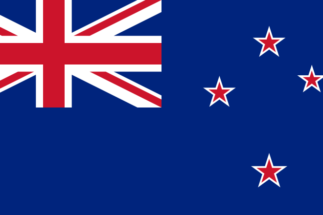 The flag of New Zealand. Credit: Wikimedia Commons.